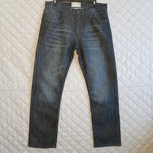 Colours Alexander Julian Mens Dark Blue Denim5678J Straight Jeans Size 32x30